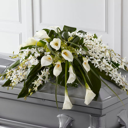 Angel Wings Casket Spray –  Abc Florist, Mullens WV