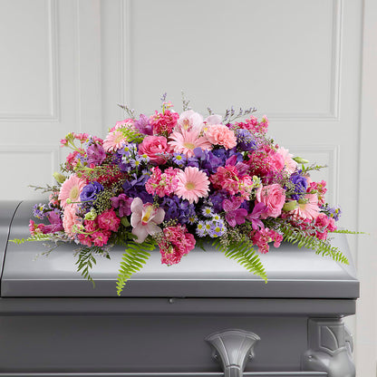 Glorious Garden Casket Spray –  Abc Florist, Mullens WV
