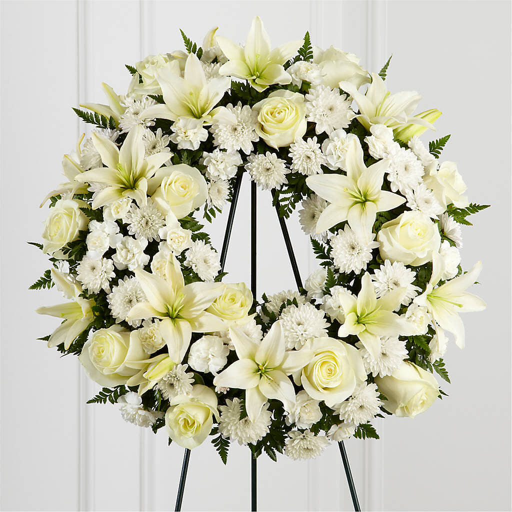 Treasured Tribute Wreath –  Abc Florist, Mullens WV