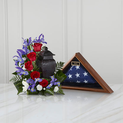 Patriotic Tribute Arrangement –  Abc Florist, Mullens WV