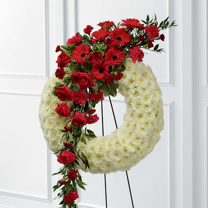 Graceful Tribute Wreath –  Abc Florist, Mullens WV