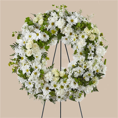 Faithful Wishes Wreath –  Abc Florist, Mullens WV