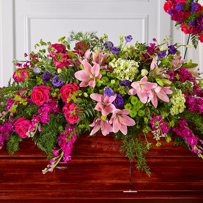 Radiant Tribute Casket Spray –  Abc Florist, Mullens WV