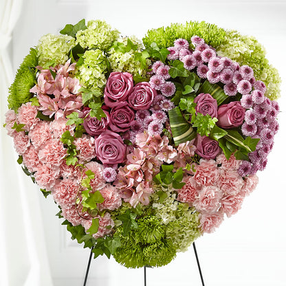 Heartwarming Standing Heart –  Abc Florist, Mullens WV