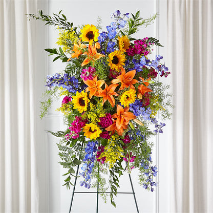 Sunlit Memories Standing Spray (Standard) –  Abc Florist, Mullens WV