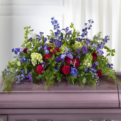 Always Treasured Casket Spray –  Abc Florist, Mullens WV
