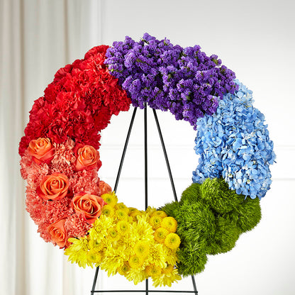 Circle of Love Wreath –  Abc Florist, Mullens WV