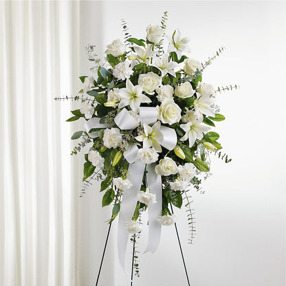 With Care Standing Spray –  Abc Florist, Mullens WV