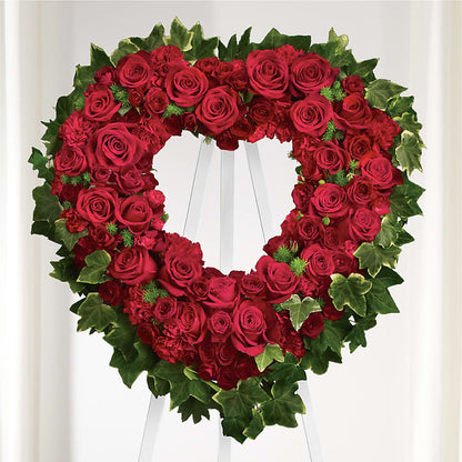 Wholehearted Standing Spray –  Abc Florist, Mullens WV