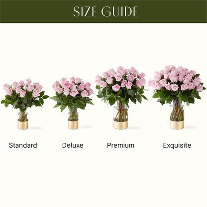 Picture Perfect Pink Rose Bouquet –  Abc Florist, Mullens WV