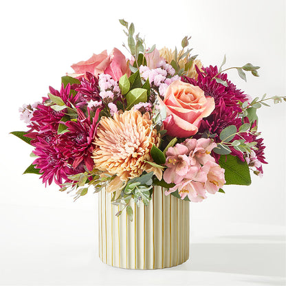 Berry Cobbler Bouquet with Ivory Vase –  Abc Florist, Mullens WV