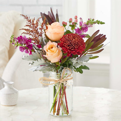 Moody Hues Bouquet –  Abc Florist, Mullens WV
