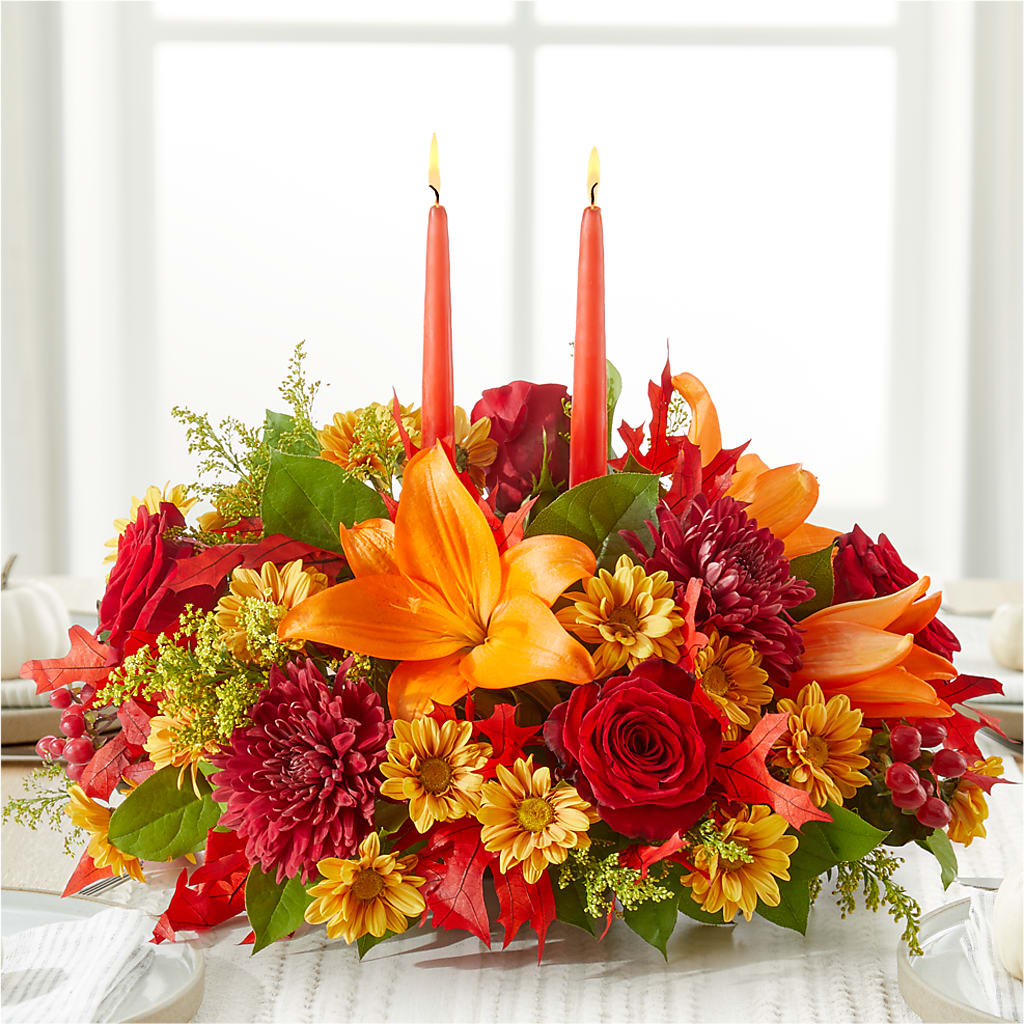 Autumn's Embrace Centerpiece –  Abc Florist, Mullens WV