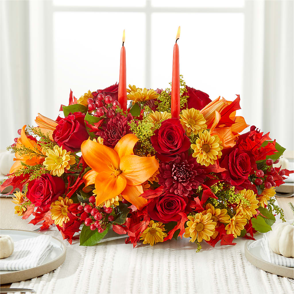 Autumn's Embrace Centerpiece –  Abc Florist, Mullens WV