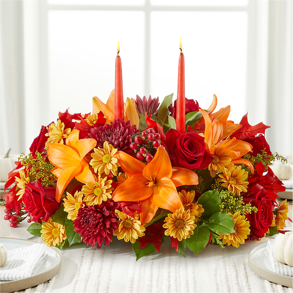 Autumn's Embrace Centerpiece –  Abc Florist, Mullens WV