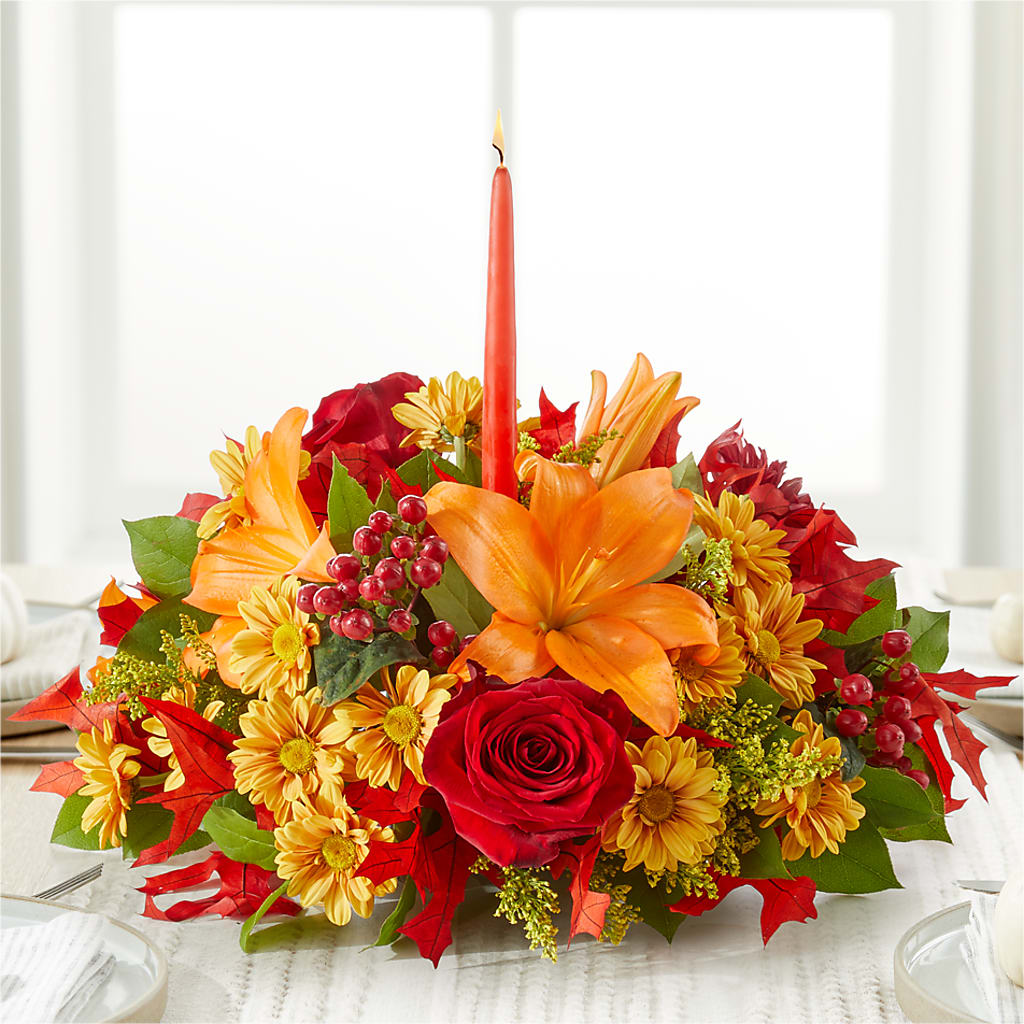 Autumn's Embrace Centerpiece –  Abc Florist, Mullens WV