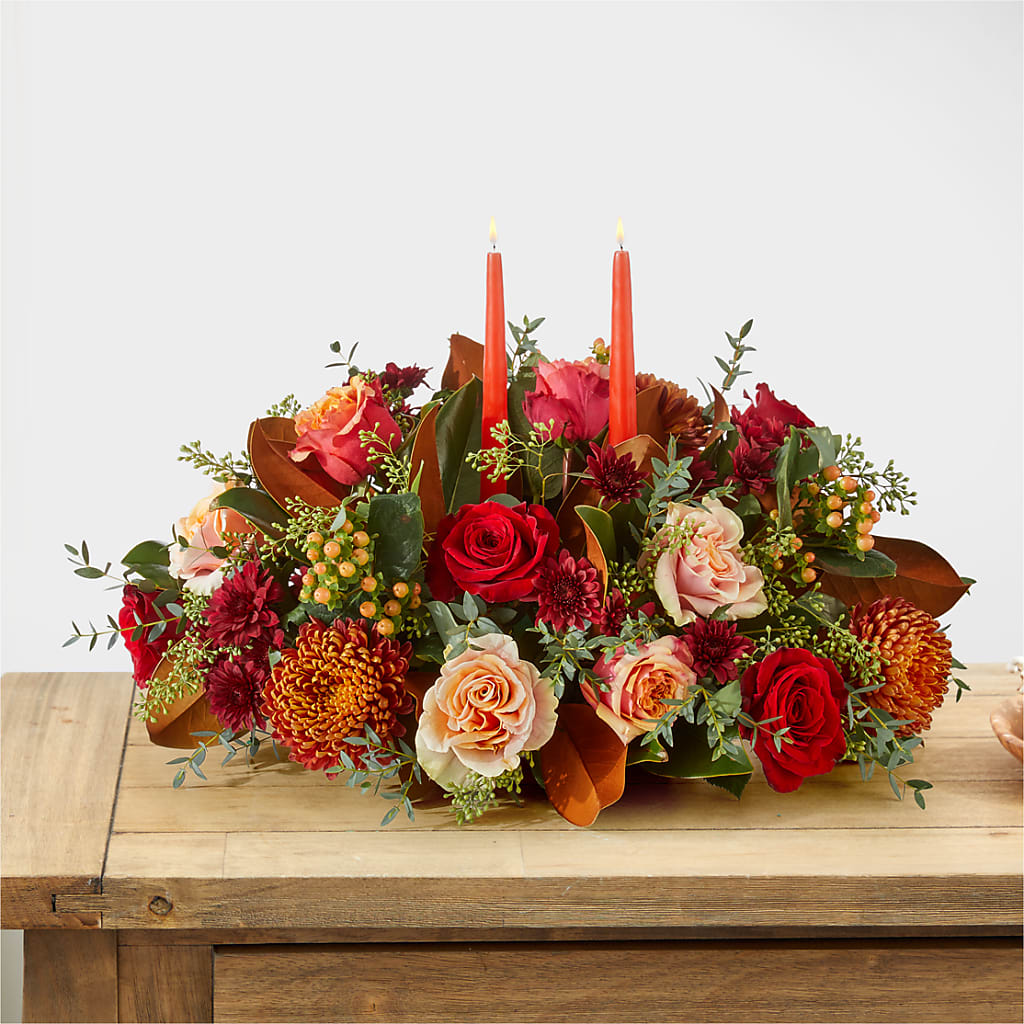 Gather Near Centerpiece –  Abc Florist, Mullens WV